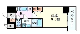 ワールドアイ阿波座パークサイドの物件間取画像